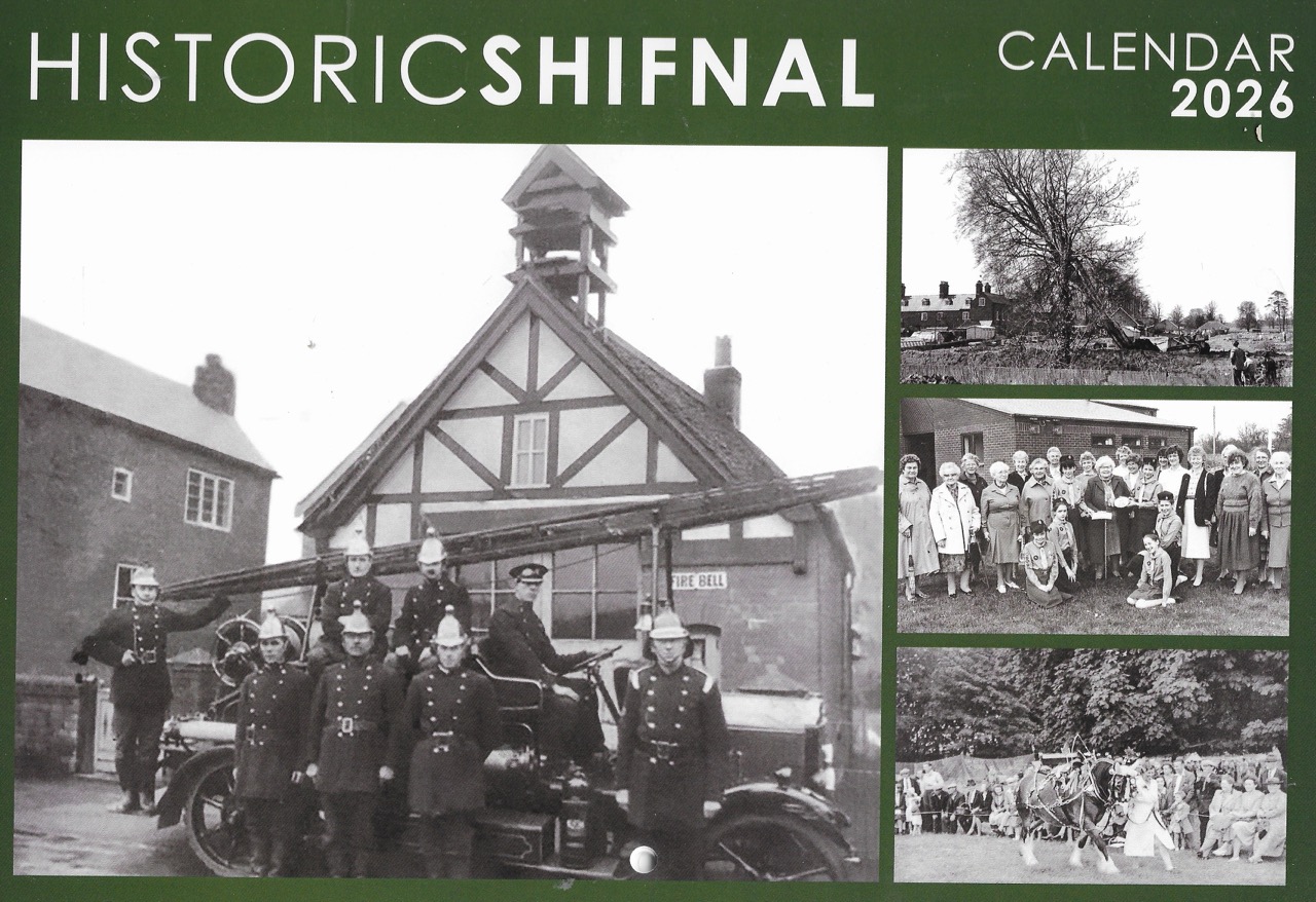 2026’s Historic Shifnal Calendar The cover of 2026's Historic Shifnal Calendar